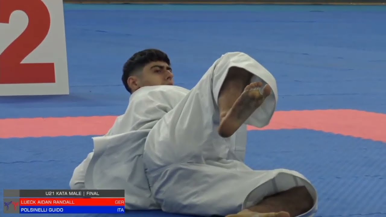 FINAL U21 2024 II LUECK AIDAN RANDALL (GER) vs POLISINELLI GUIDO (ITA) European Karate Championship