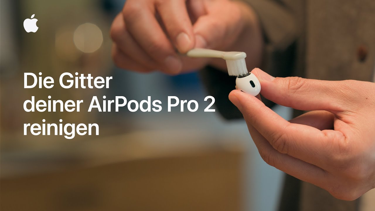 So reinigst du die Gitter deiner AirPods Pro 2