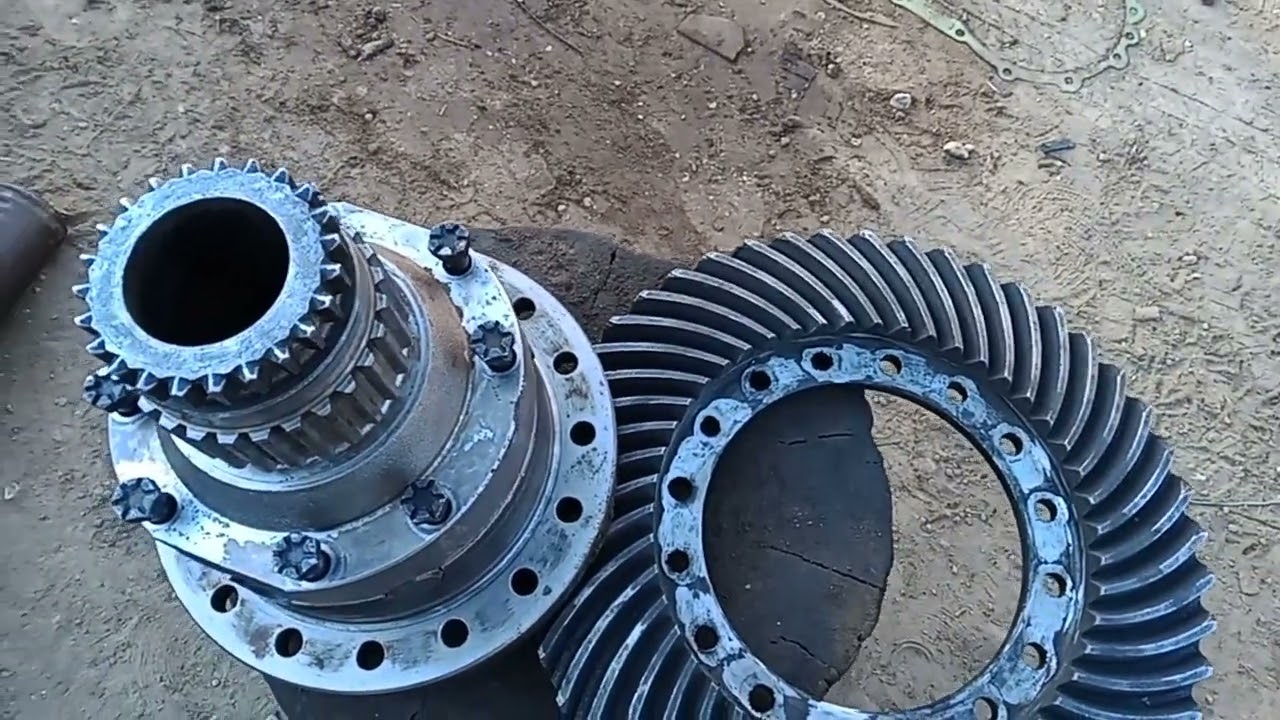 cambio de caja de sateites de diferencial de jonh deere 2755 turbo sincron