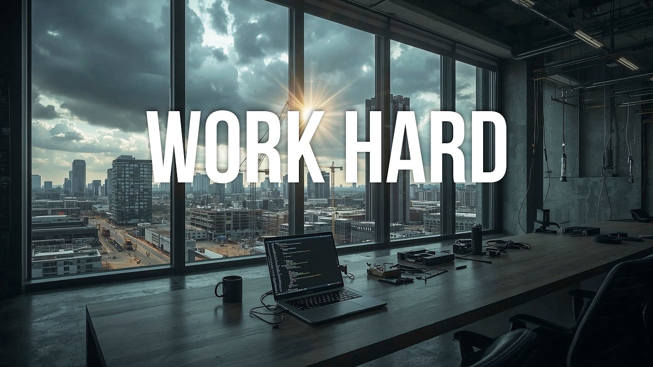 WORK HARD – 4 Hour Minimal Techno for Deep Focus | The City Never Sleeps