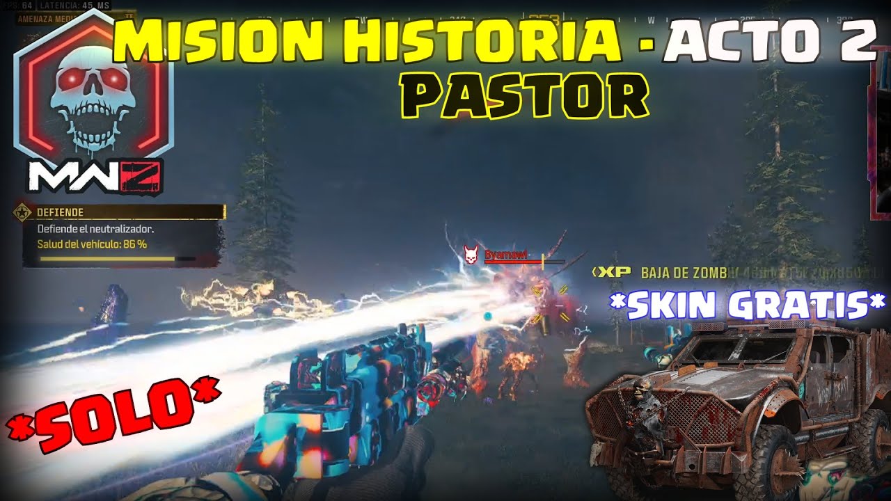 PASTOR ➡️ MISION HISTORIA *SOLO* 🔥 ACTO 2 🔥 MODERN WARFARE ZOMBIES | MWZ
