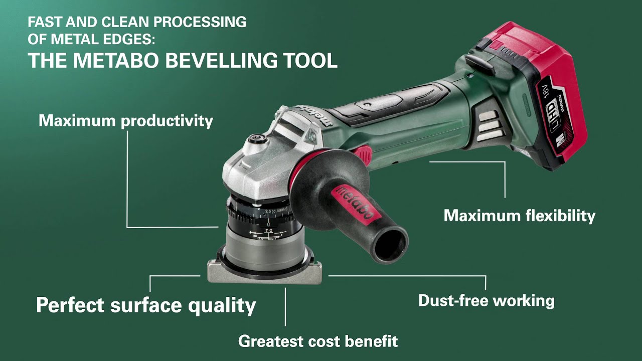 Metabo Bevelling Tool in Action (English)