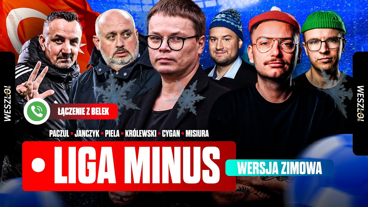 LIGA MINUS ZIMĄ LIVE: TRANSFERY, KULISY, NEWSY - KRÓLEWSKI, CYGAN I MISIURA GOŚĆMI WESZŁO TV
