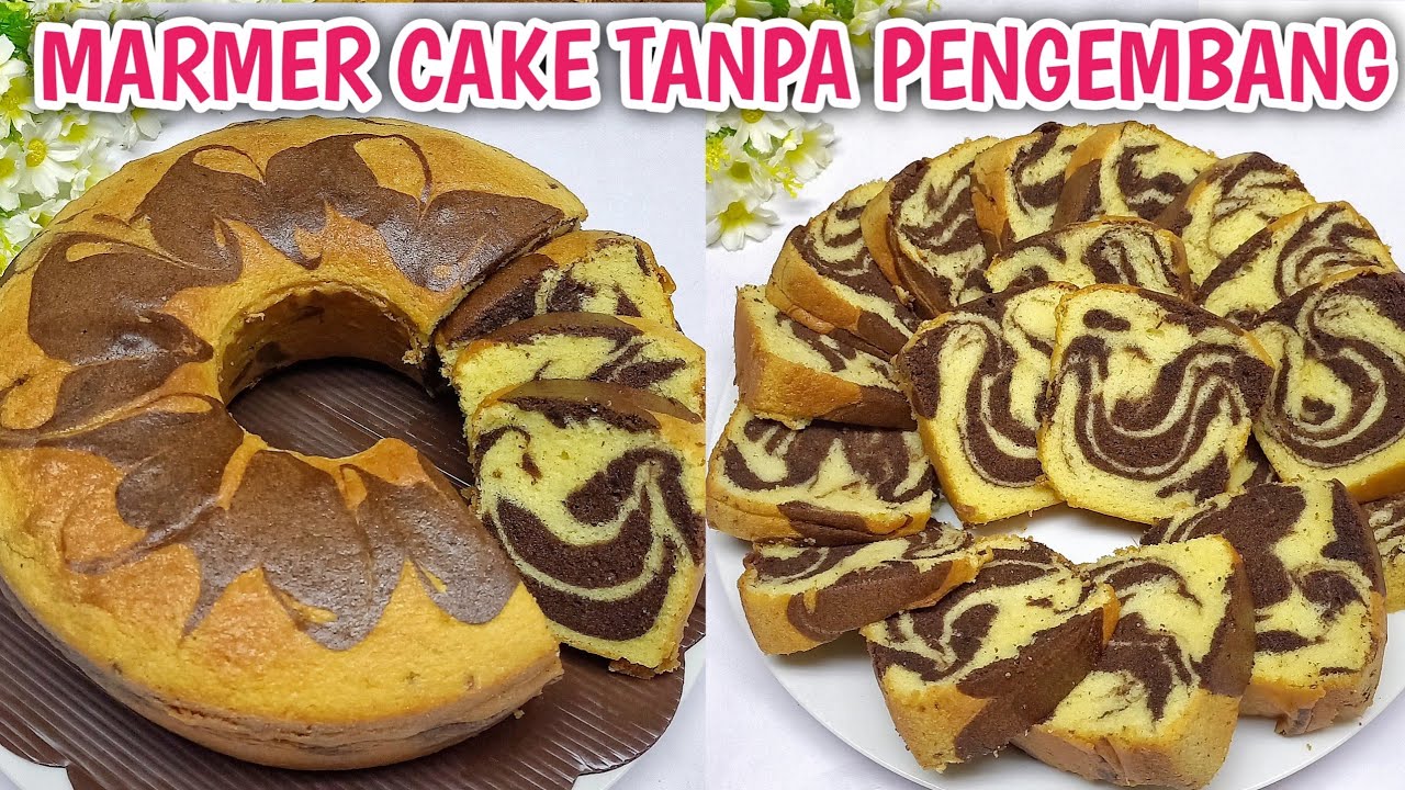 Tanpa Pengembang ‼️ Resep Bolu Marmer Lembut Moist, Tanpa Sp, Tanpa Baking Powder Tanpa Soda Kue
