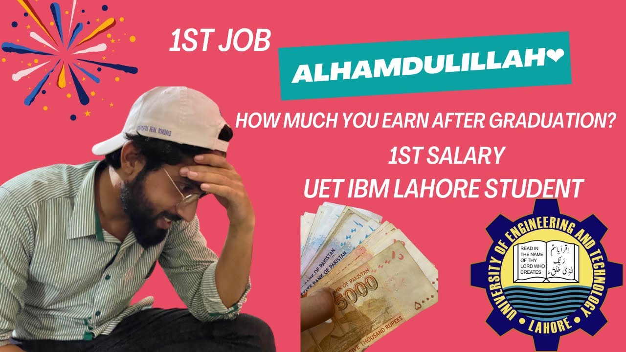 | MY 1ST JOB | | MY 1ST SALARY AFTER GRADUATION | | IBM UET LAHORE STUDENT 👨&zwj;🎓 |