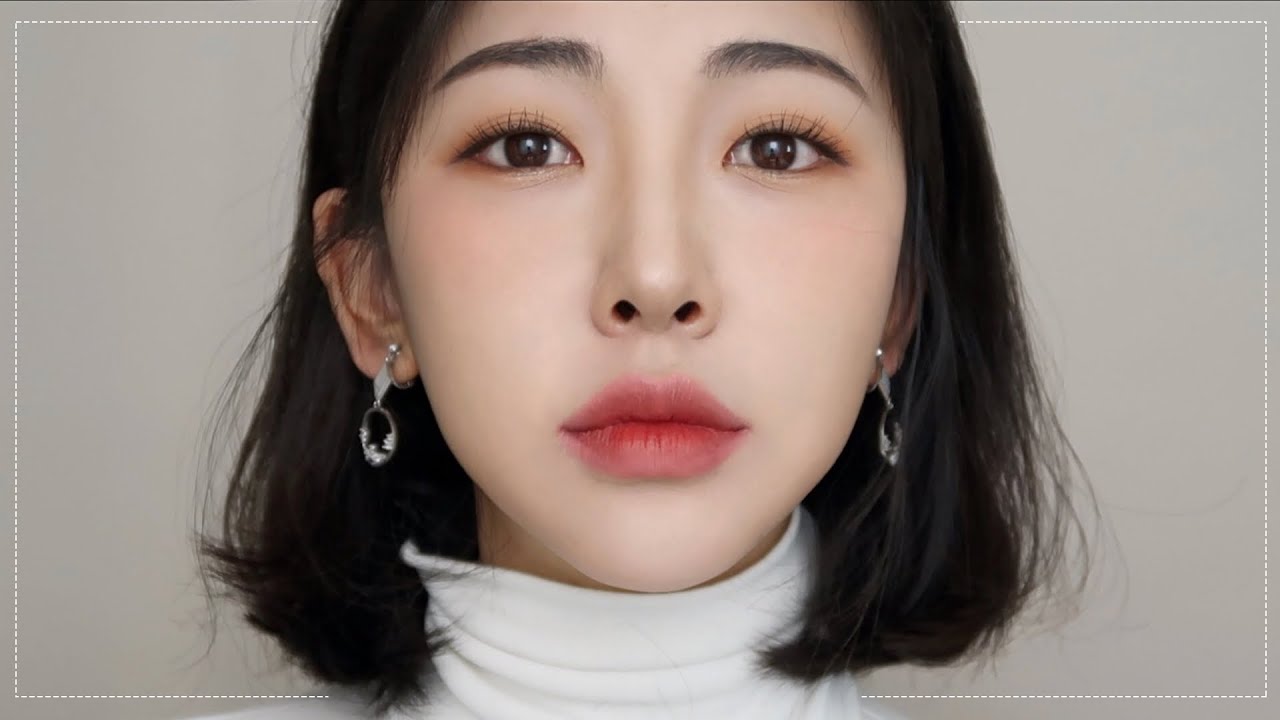 증명사진 성공하기!! 📸|데일리 코랄 메이크업| ID picture Make-up