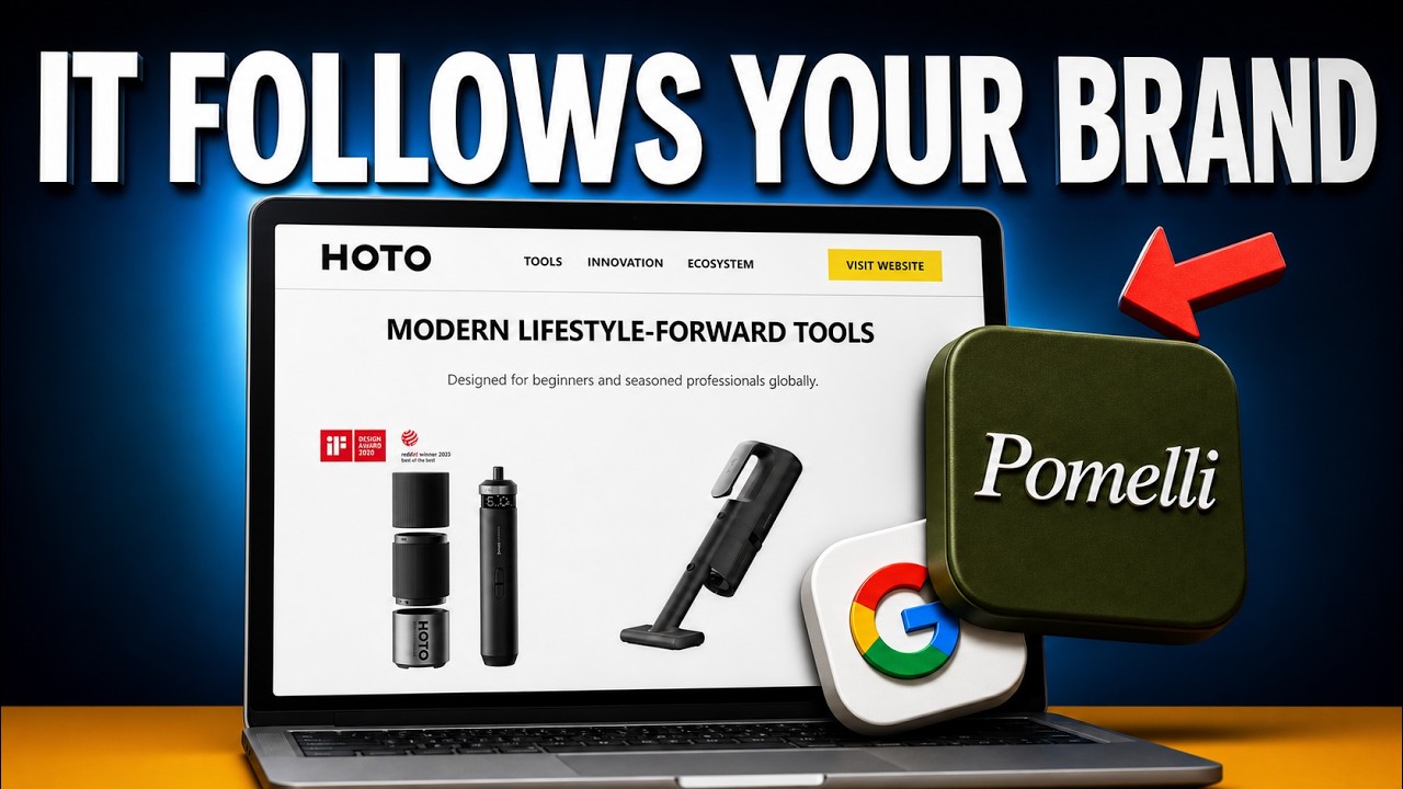 How to Build a BRANDED Website in Minutes Using Google Pomelli AI