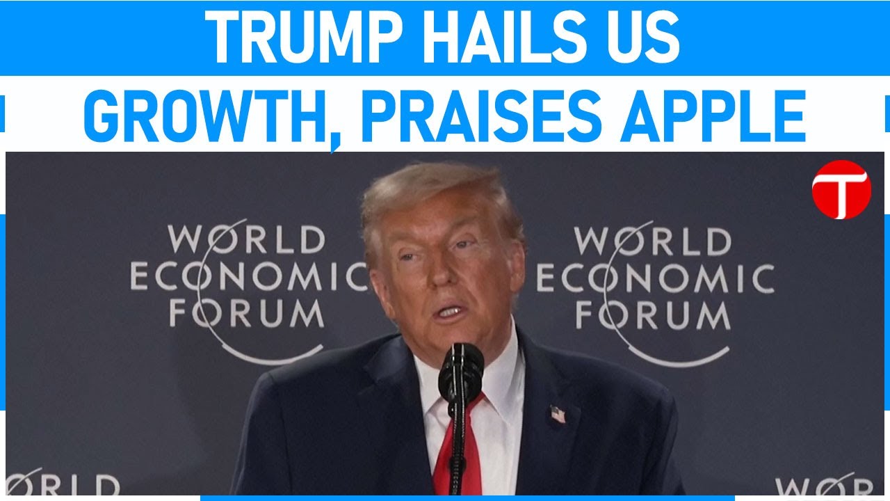 Trump claims 'best first year,' tells Davos investors U.S. 'doing really well'