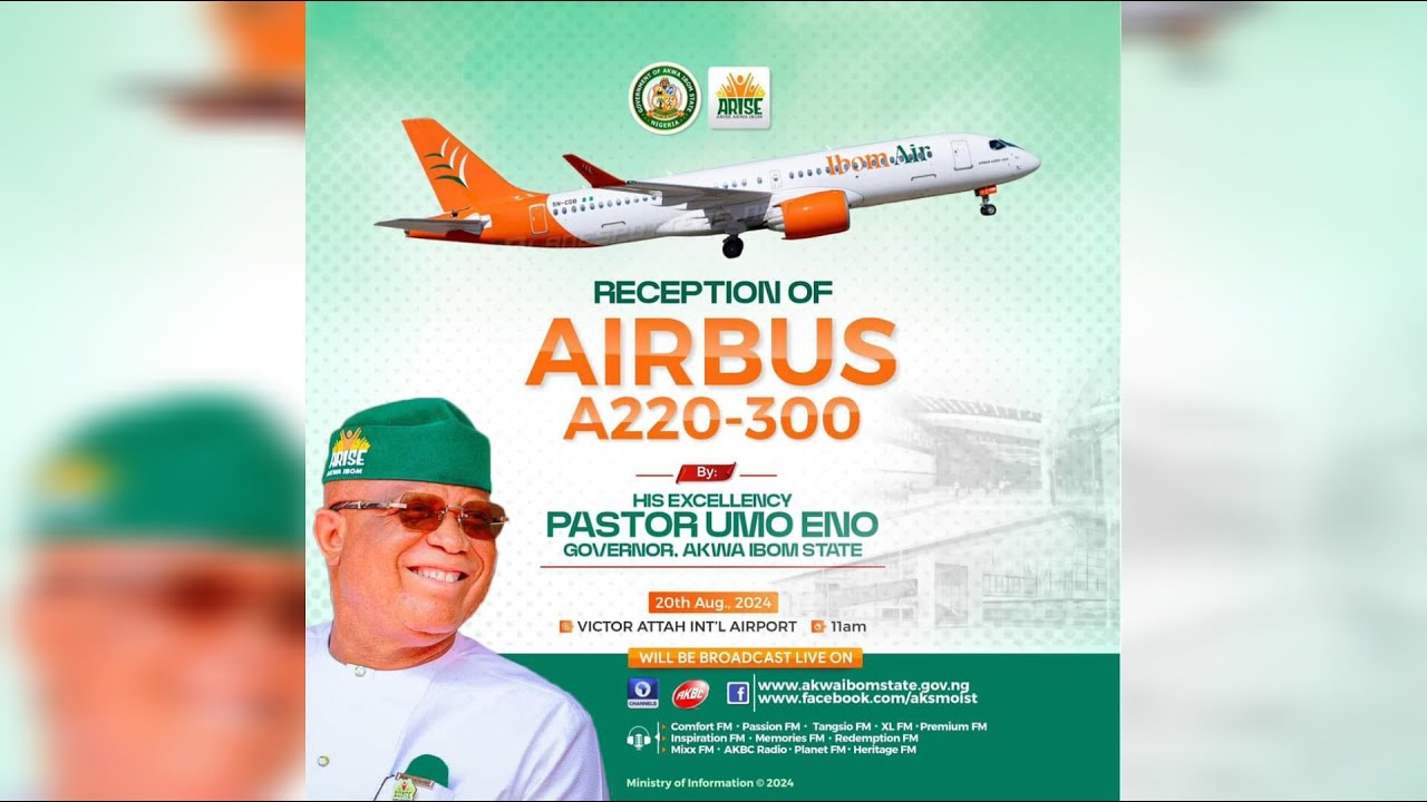 #Live: Reception/Dedication Ceremony of the 2nd Airbus A220 - 300