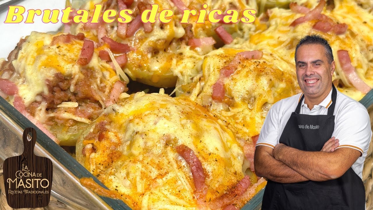 PATATAS RELLENAS CON CARNE Y CAJÚN MUY BRUTALES
