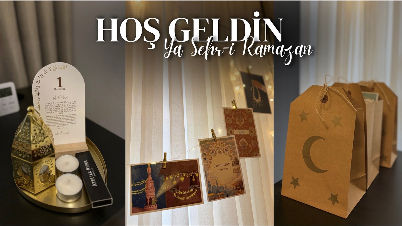 HOŞ GELDİN YA ŞEHR-İ RAMAZAN! Hedeflerim I Kardeşime Ramazan Sürprizi I Ramadan Goals