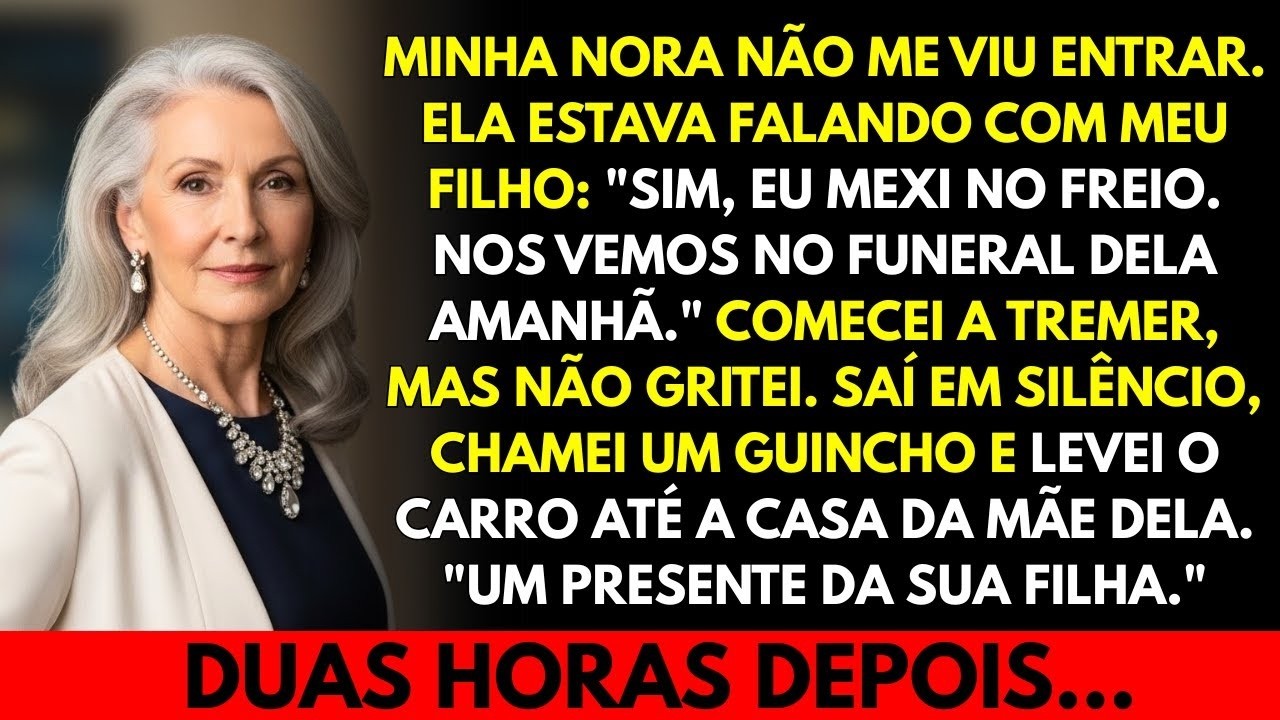 Minha nora mexeu no freio do meu carro.. eu apenas me calei e o que fiz a deixou em choque