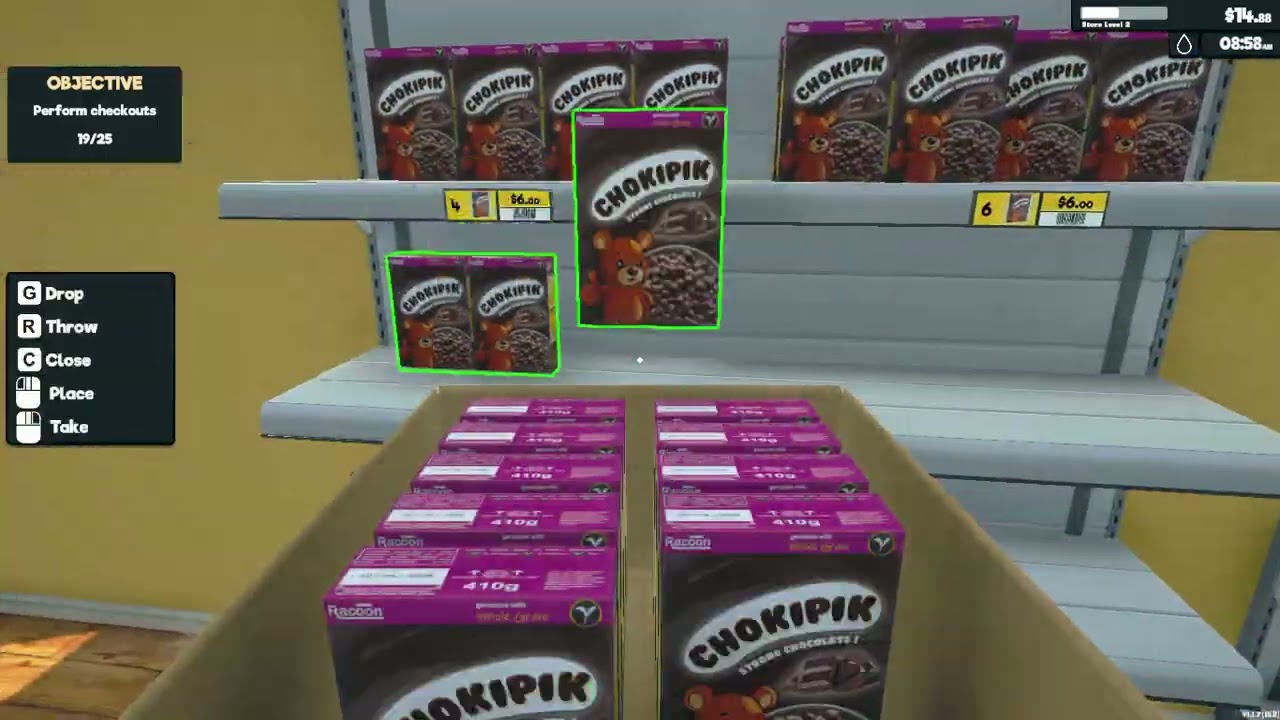 Playing supermarket simulator ep 1