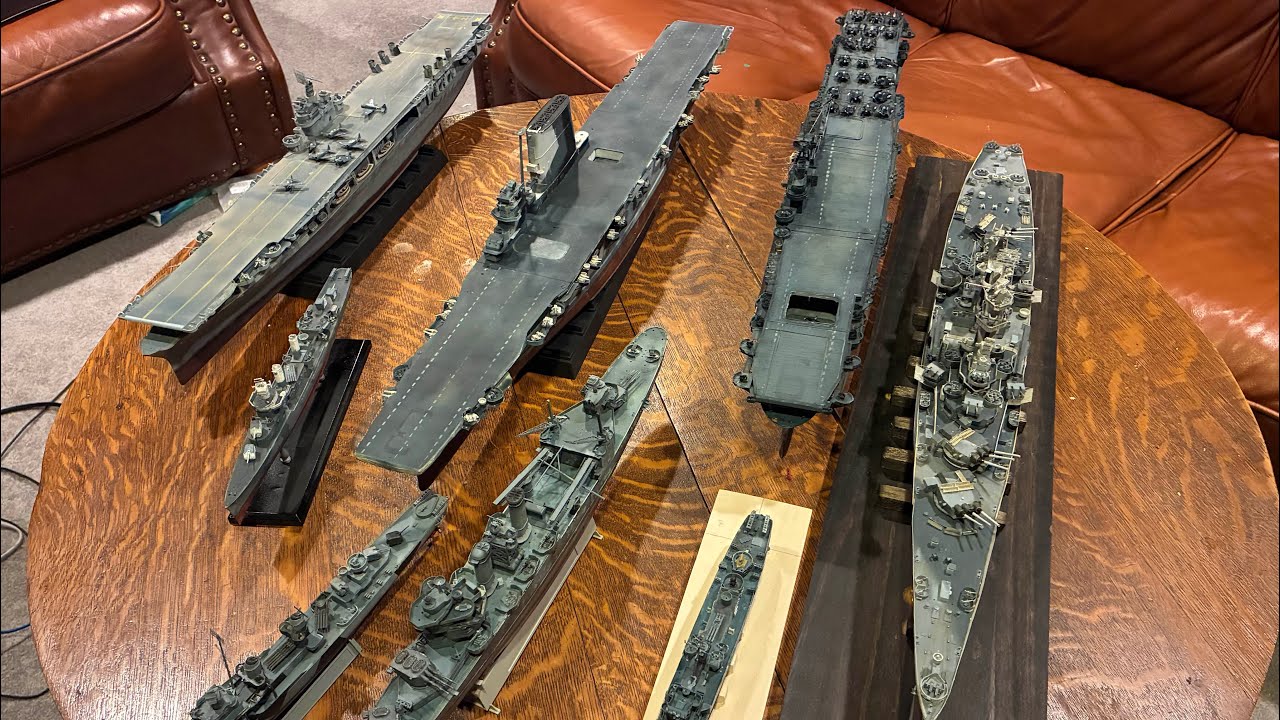 My 1/350 U.S. Navy Fleet…. So far (WWII ERA)