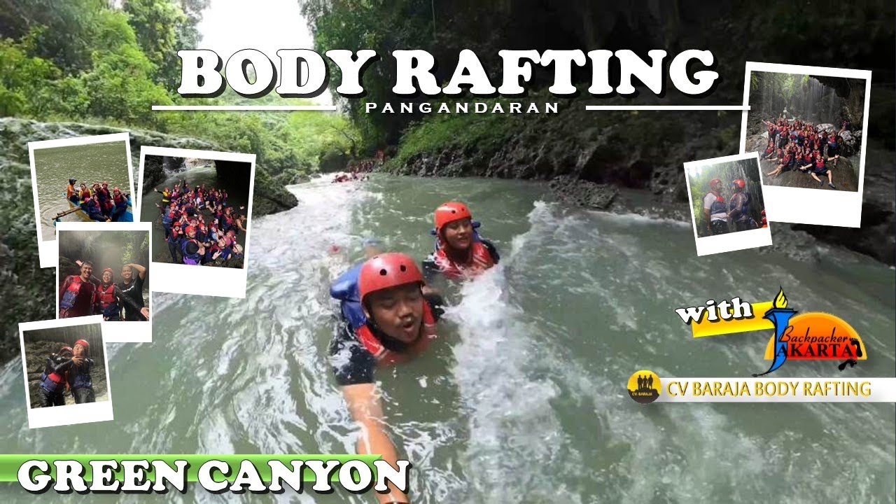 EXTREME❗BODY RAFTING GREEN CANYON PANGANDARAN with BPJ & BARAJA