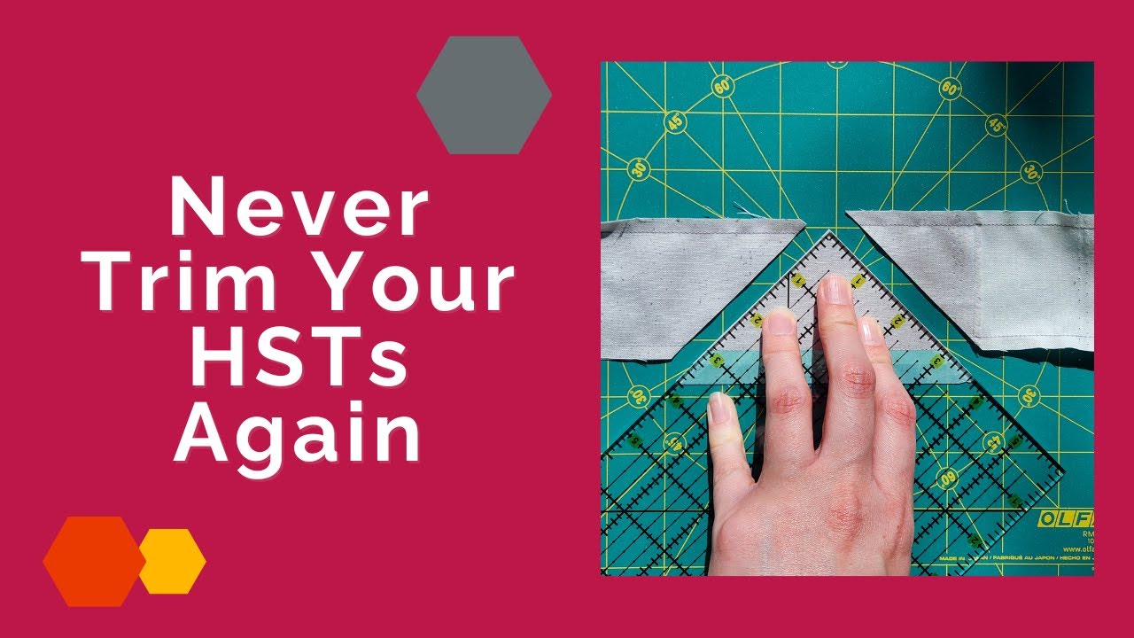 Half-square triangles (HSTs) without trimming? Learn HSTs by the strip