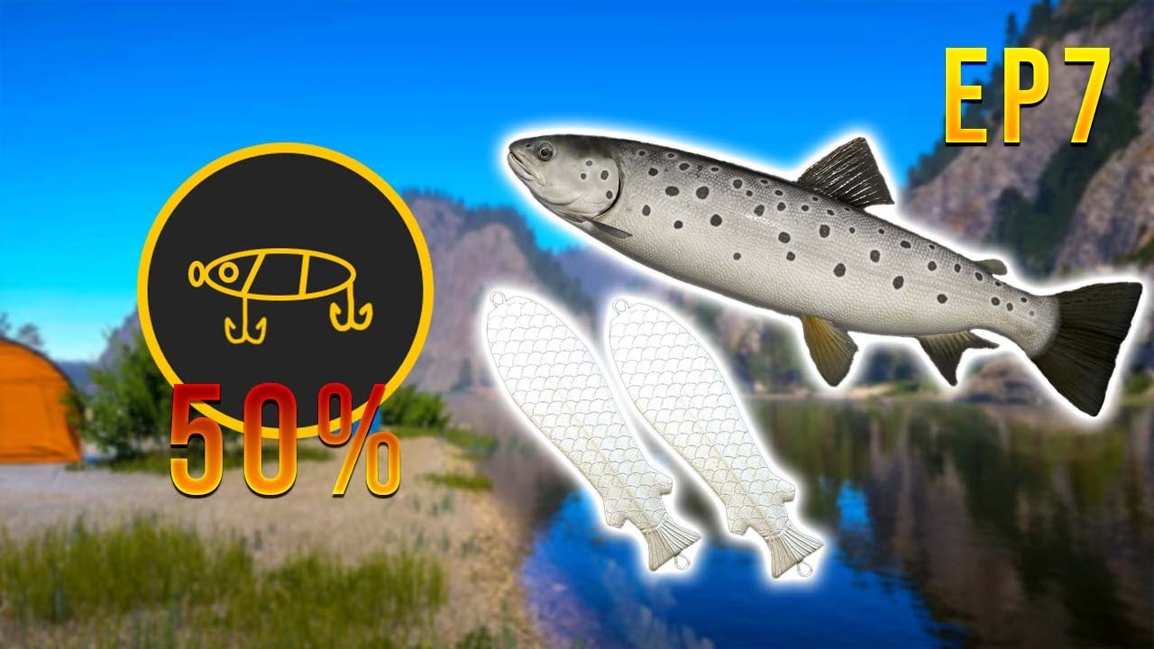 RF4 - LURE FISHING ONLY EP 7 - Lure Crafting and SEVAN TROUT! #rf4 #russianfishing4