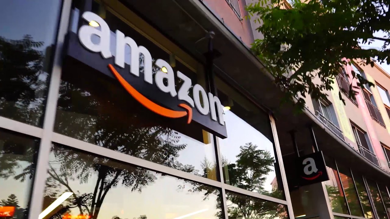 Picking up a package from the amazon pickup store at IV in UCSB