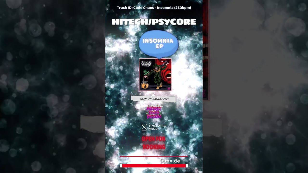 Insomnia – Darkpsy 250 BPM EP (Official Video + Free WAV)