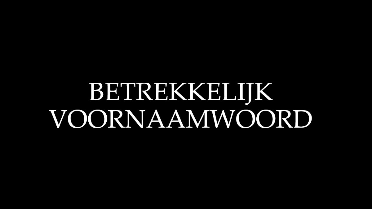 Betrekkelijk voornaamwoord - Latijn