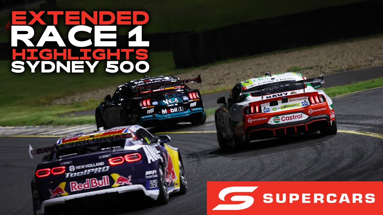 Race 1 Extended Highlights - Thrifty Sydney 500 Opening Round | 2025 Repco Supercars Championship
