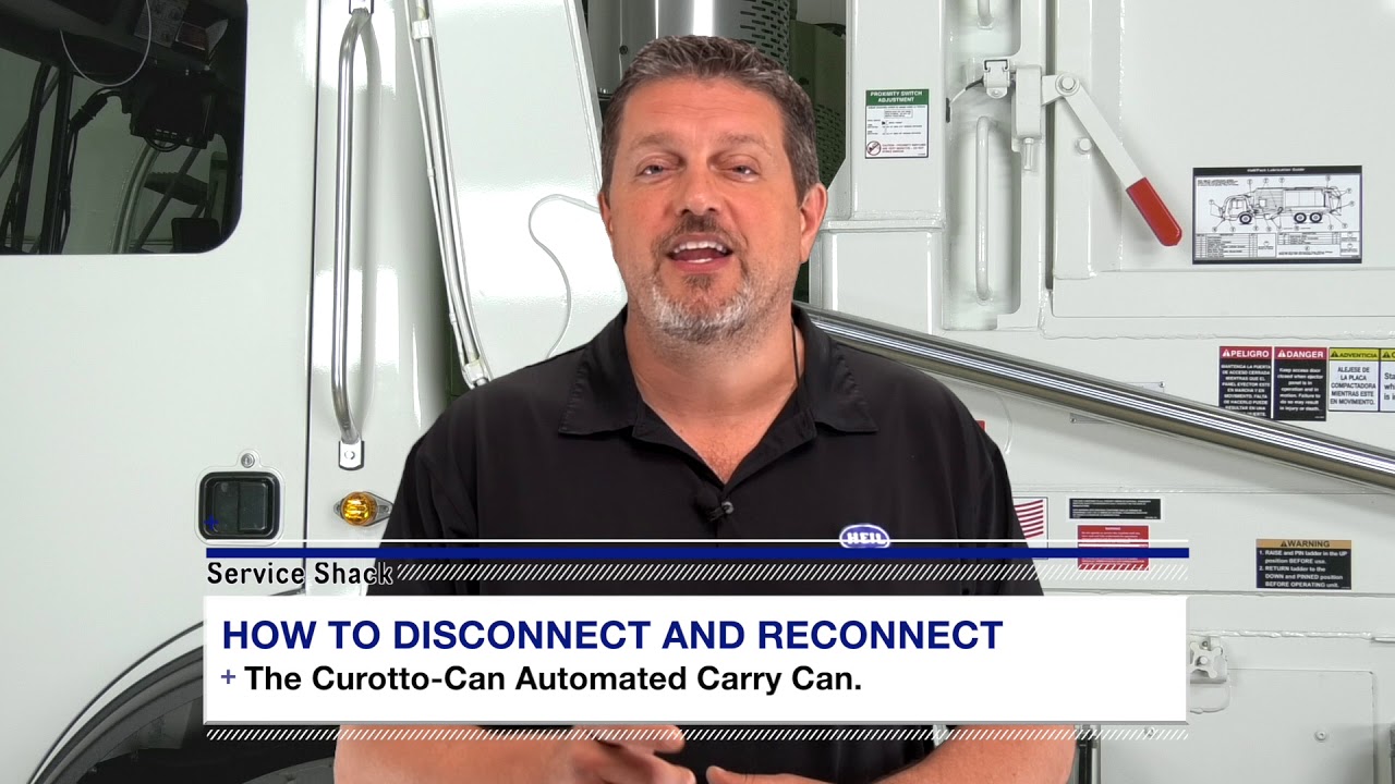 Service Shack Ep. 16 - How To Disconnect & Reconnect The Curotto-Can On A Front Load Garbage Truck
