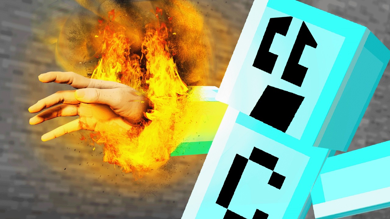 Minecraft but Damage = Realism