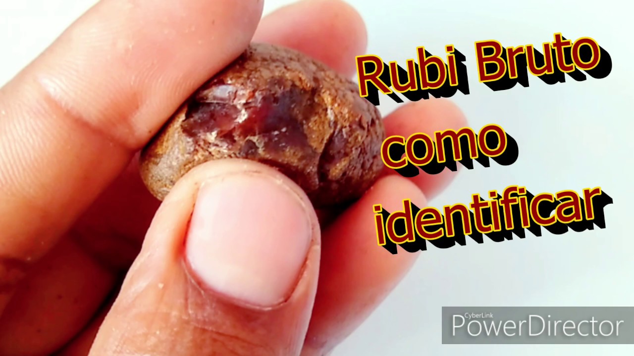Pedra Rubi bruto