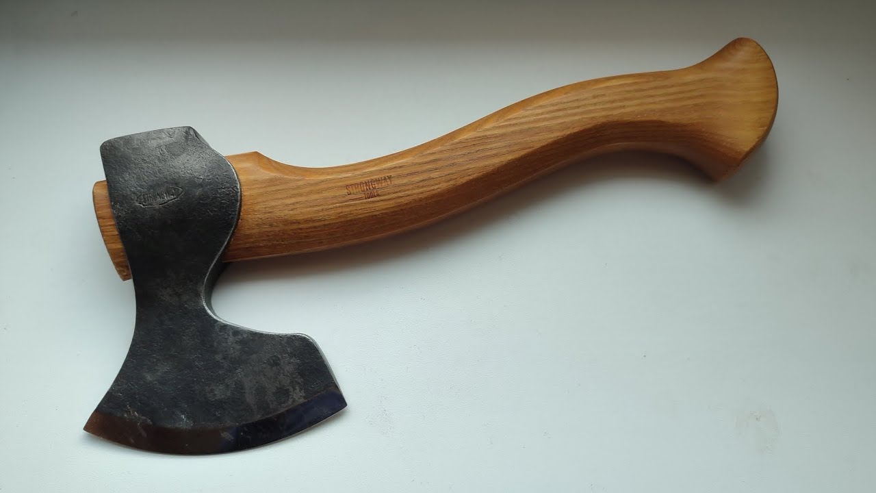 Strong way carving axe - After 1 year of use #bushcraft #woodcarving #carving