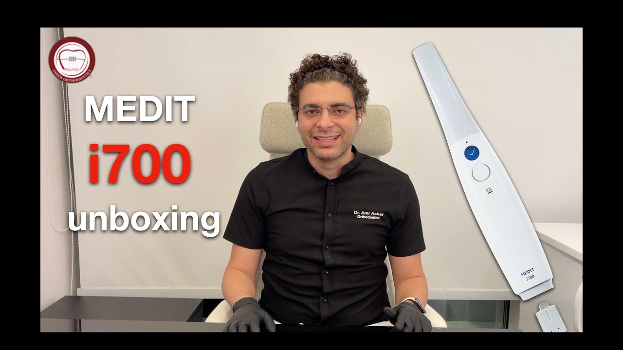 Medit i700 scanner  unboxing by dr Amr Asker orthodontist
