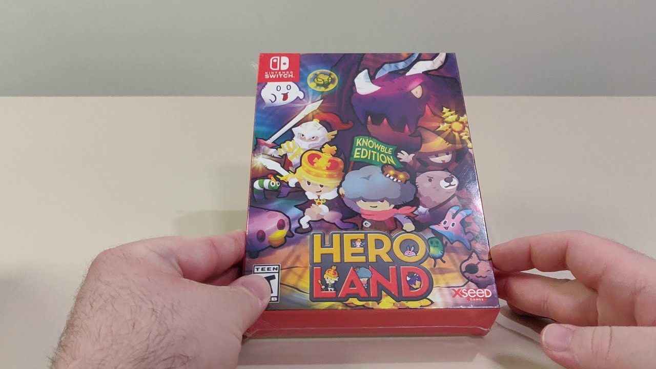 Hero Land Collector's Edition Nintendo Switch Unboxing