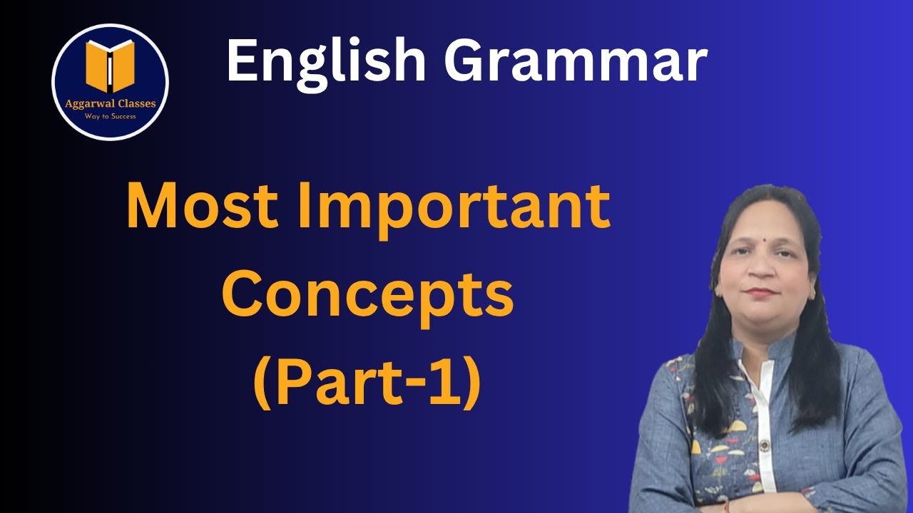 Important concepts of English Grammar | Rules of grammar | Golden Rules | English by Renu Ma'am