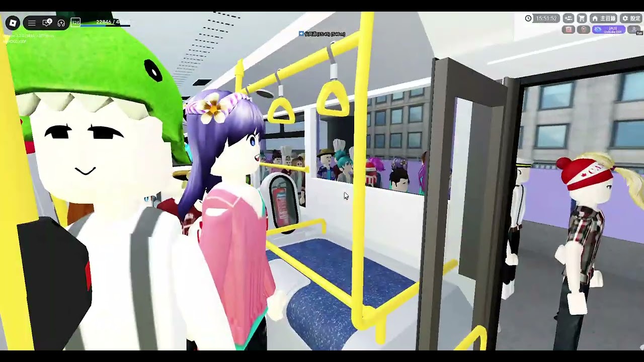 (督察飛MMC)Roblox SIBS REBC YB2361 76 仙貝廣場➡️葉欣海旁道(下層展望)(原速)