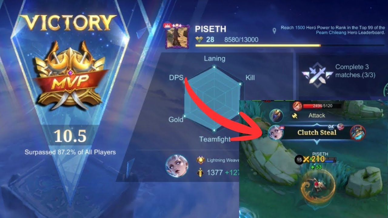 Play Eudora in Rank mode | Mythic | mobile legends 