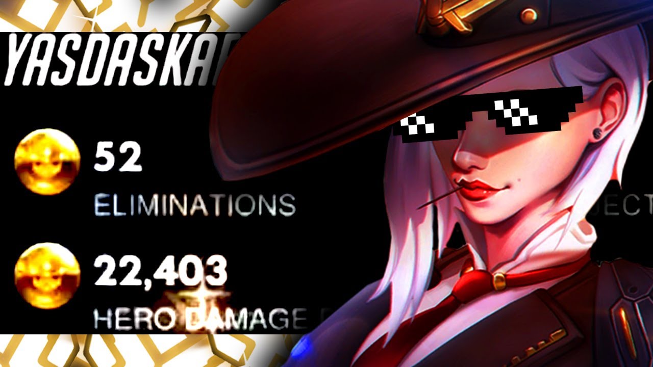 SUREFOUR GRANDMASTER ASHE - 52 ELIMS! [ OVERWATCH SEASON 25 TOP 500 ]