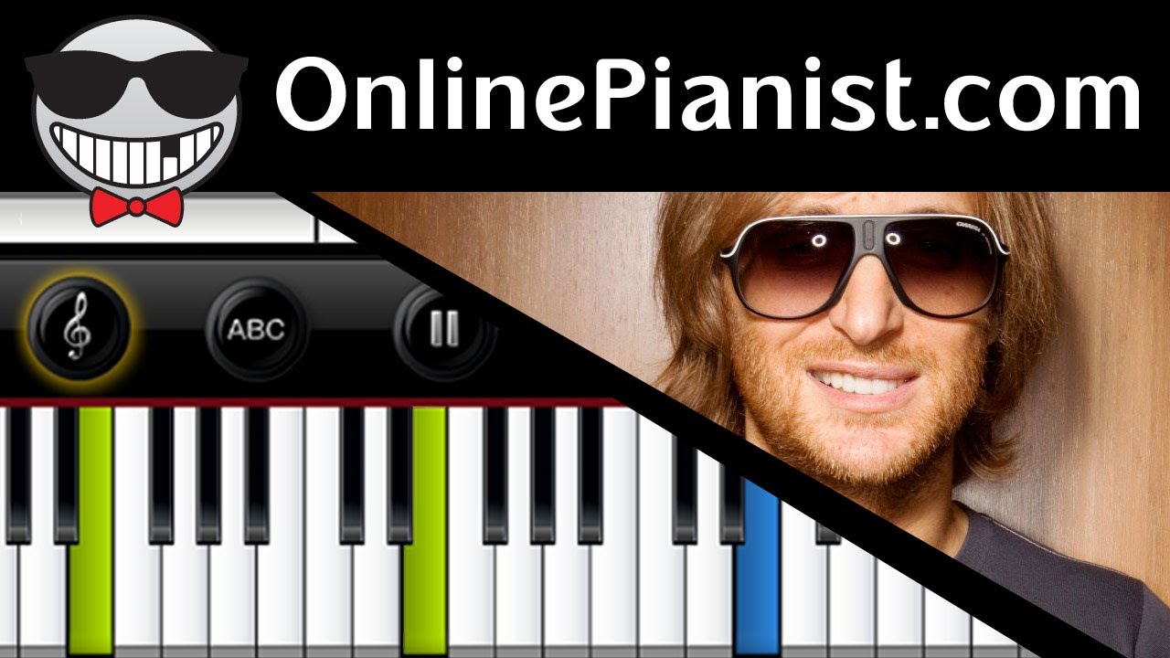 David Guetta ft. Nicki Minaj - Turn Me On - Piano Tutorial & Sheets