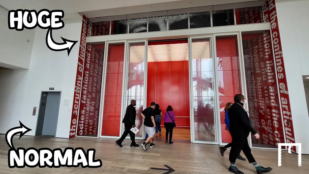 Big Hydraulic Elevator at Los Angeles County Museum of Art (LACMA)
