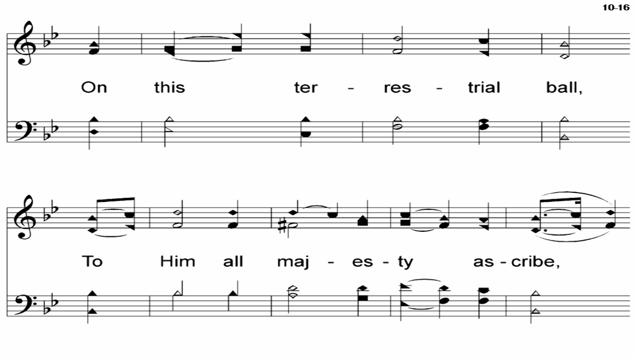 All Hail The Power of Jesus' Name (Ellor) - A Cappella Hymn