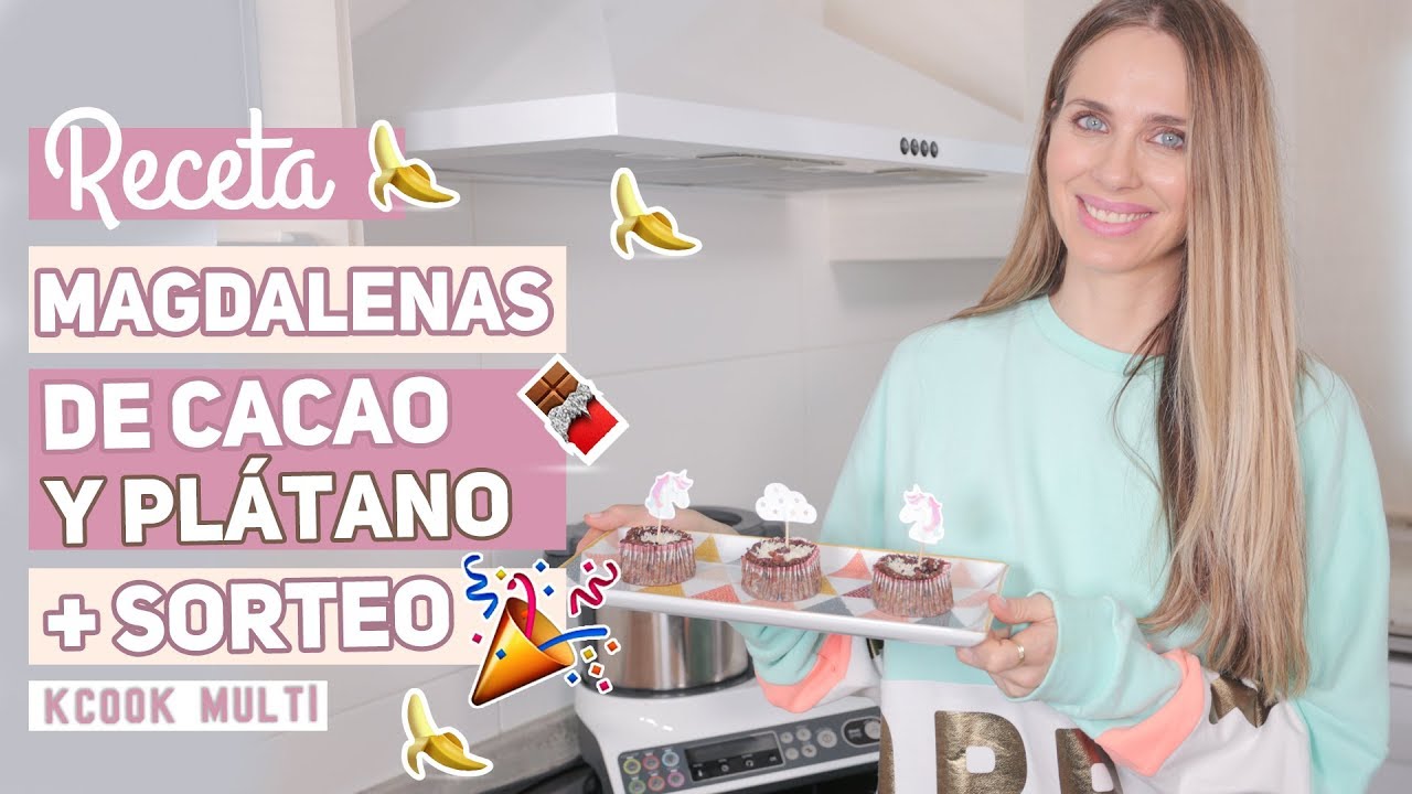 Magdalenas SIN HARINA y SIN AZÚCAR + SORTEO K-Cook de Kenwood - Vanesa Romero TV