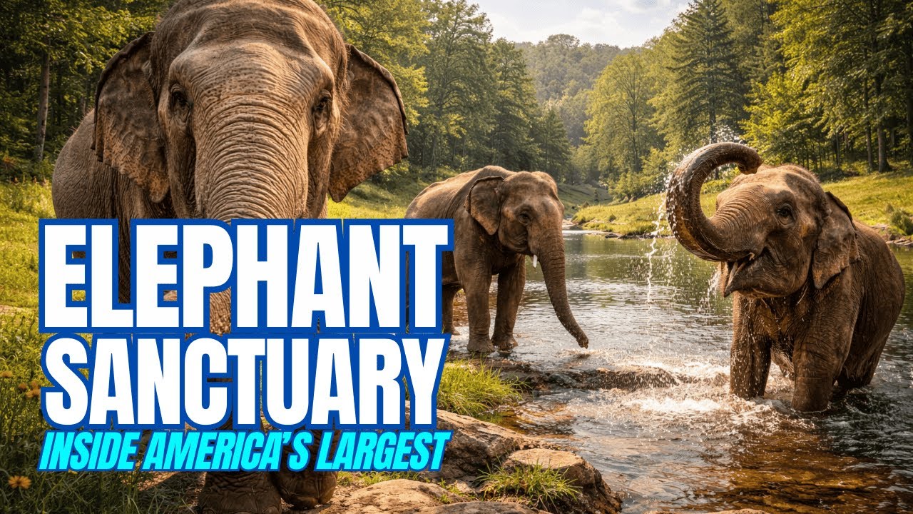 Elephants in Tennessee? The Nation’s Largest Elephant Sanctuary! #elephantrescue #elephant #explore