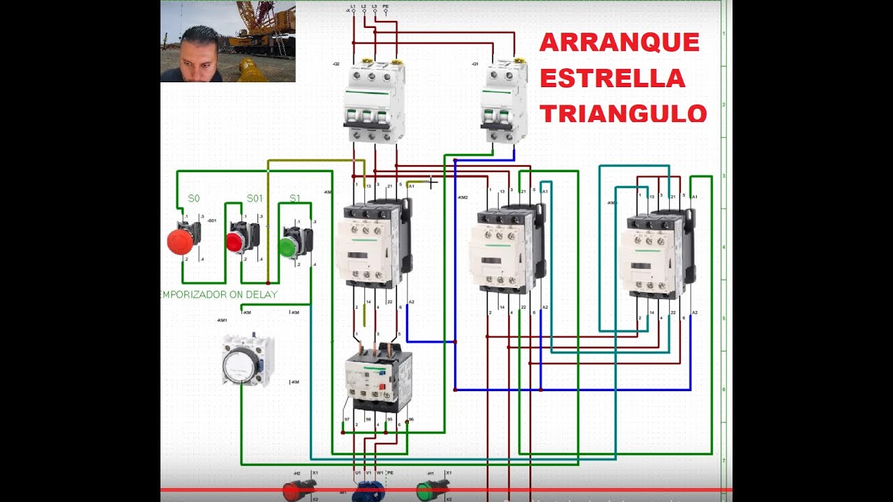 Arranque Estrella a Triangulo en 3d