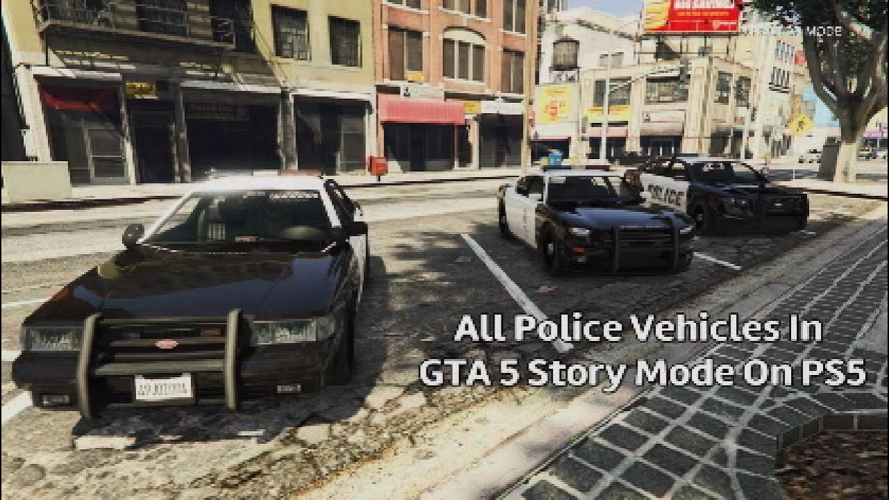 All Police Vehicles In GTA 5 Story Mode PS5