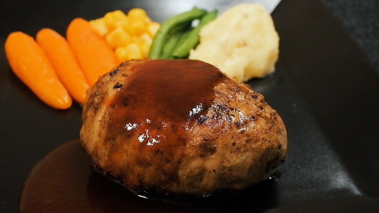 深夜に食べたい普通のハンバーグの作り方