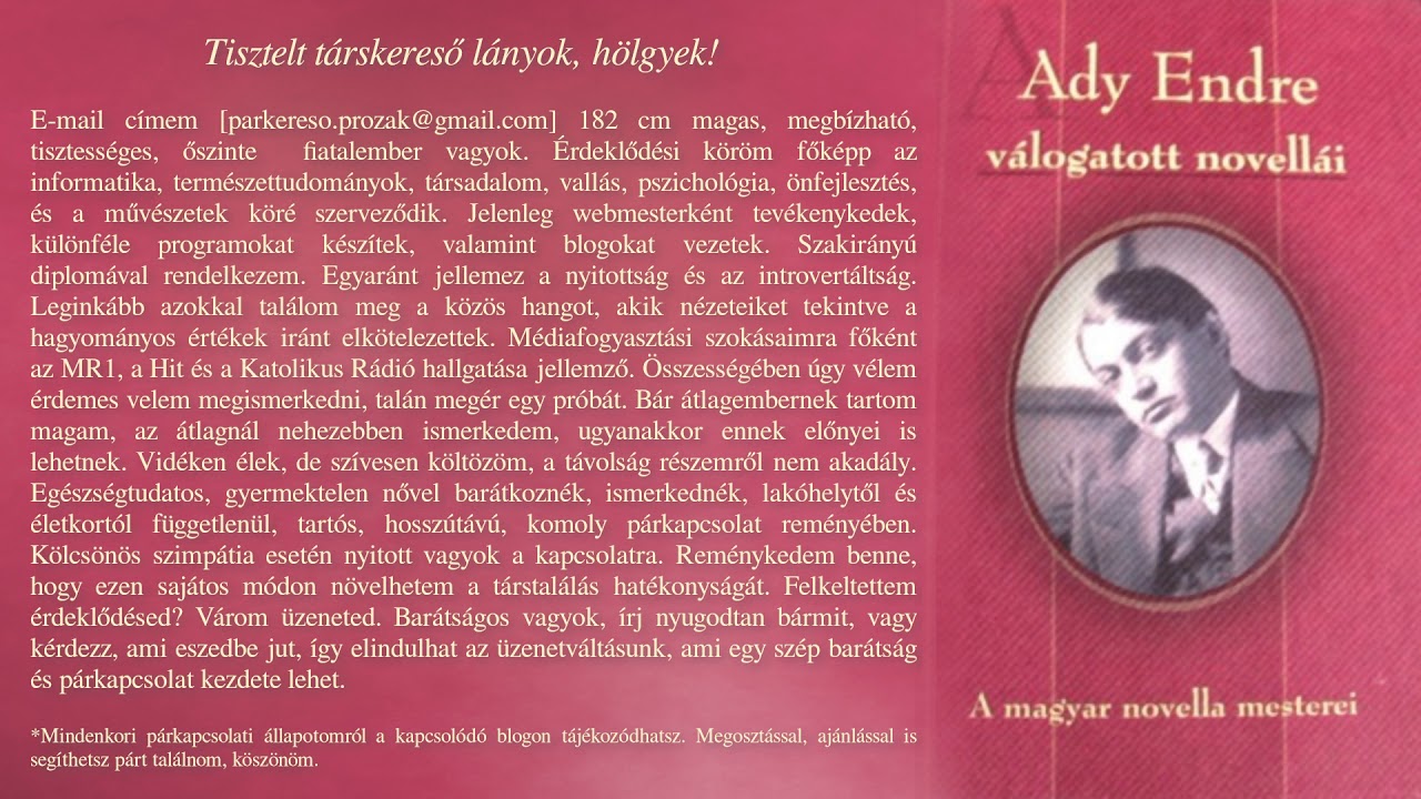 Ady Endre - Válogatott novellák (hangoskönyv / antológia)