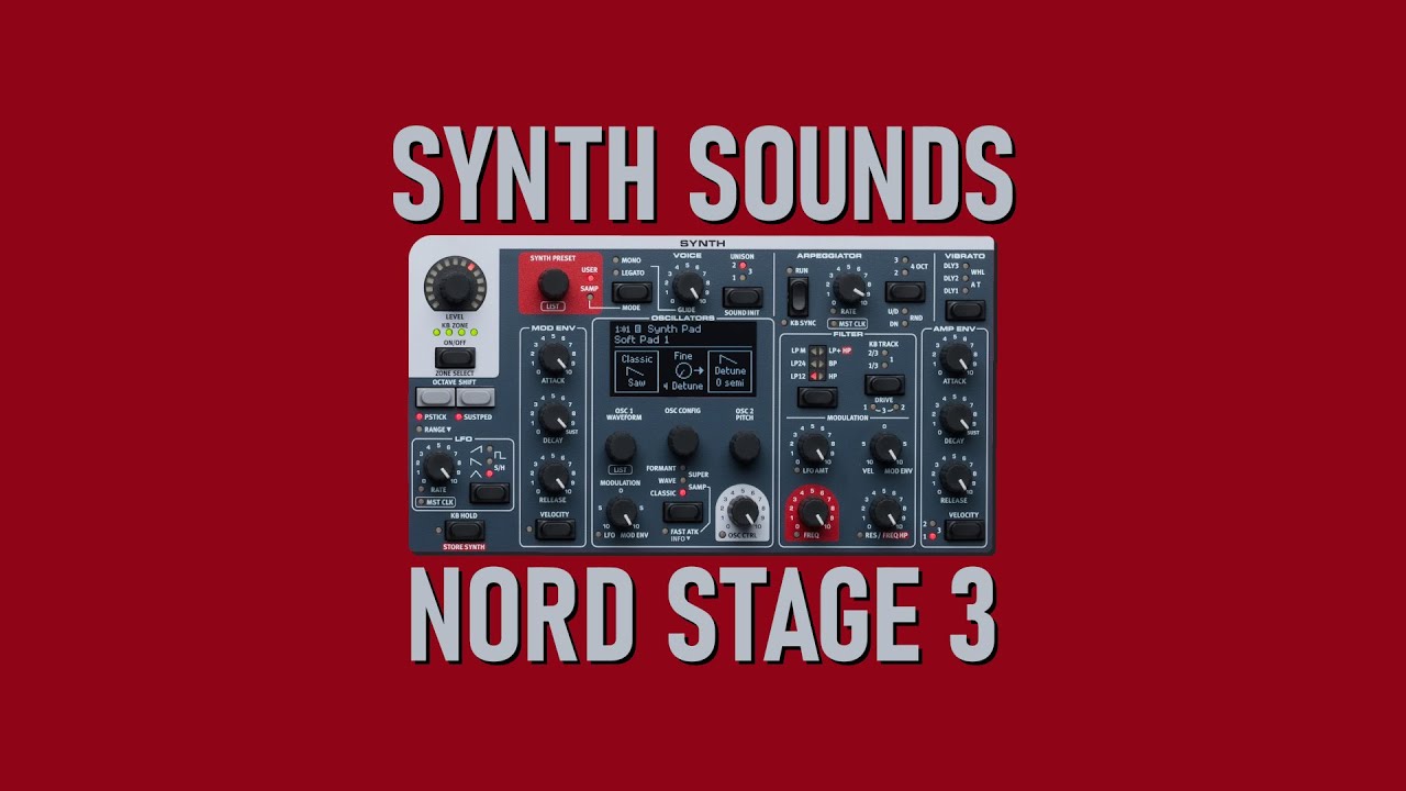 JAK STWORZYĆ BRZMIENIA NA NORD STAGE 3 🎛️ (OBSŁUGA SYNTEZATORA #8)