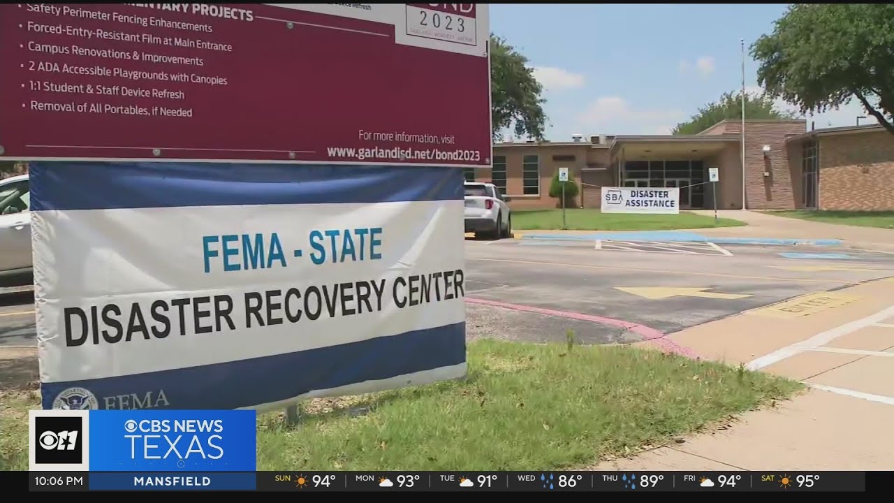 FEMA disaster recovery centers now open in Garland, Richardson