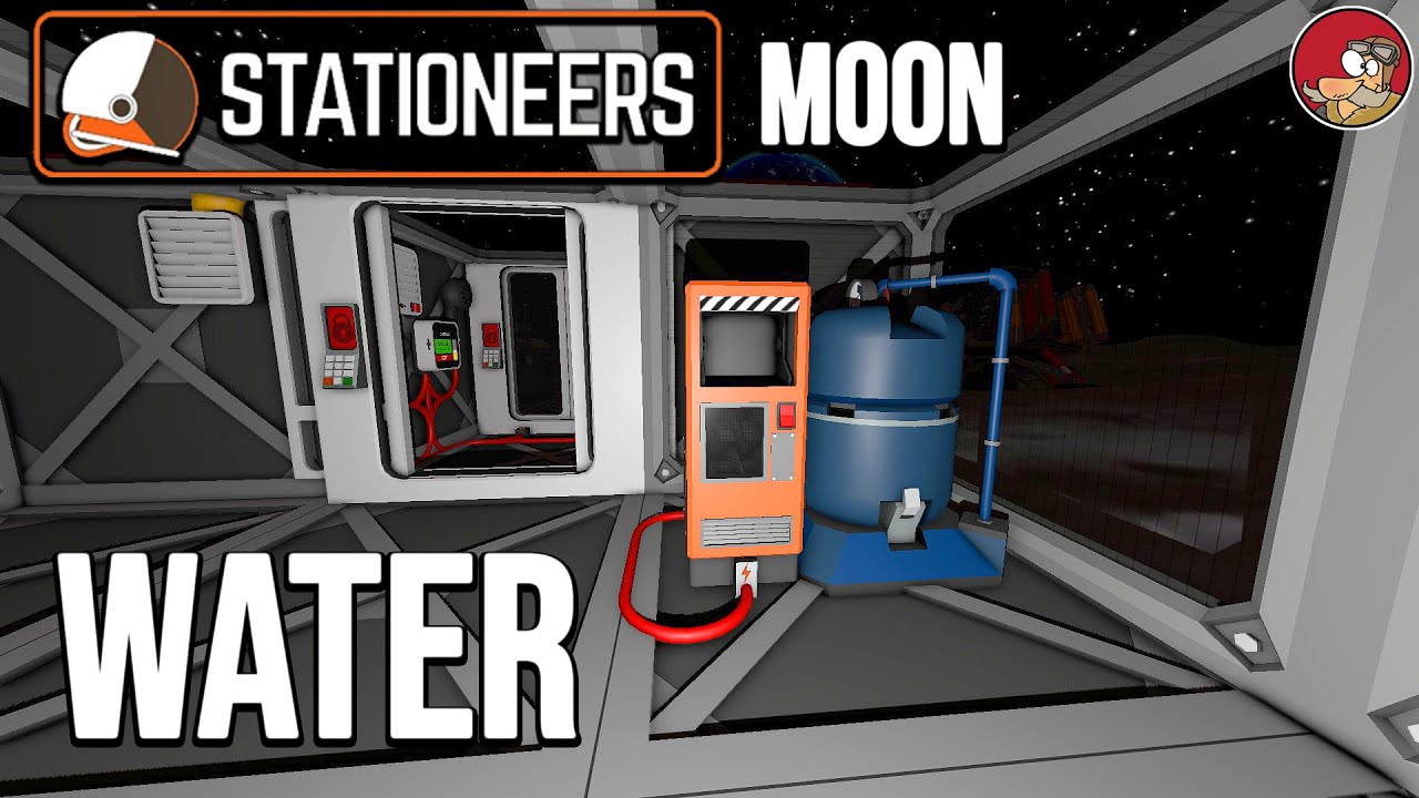 Переносное освещение и водоснабжение в Stationeers Moon в 2023 году