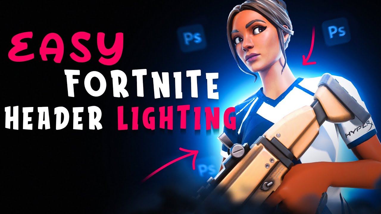 How to make Fortnite header skin lighting [EASY]