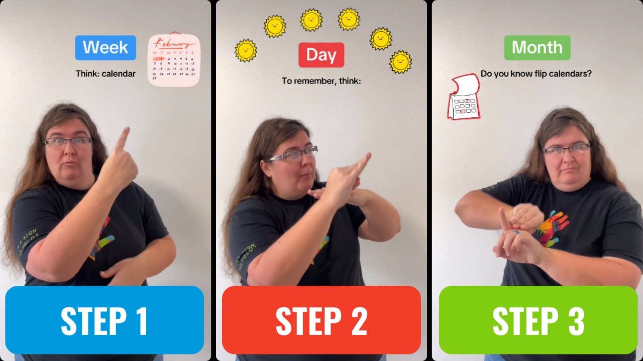 Tutorial: ASL Time Signs for Beginners | Easy-to-Memorize ASL