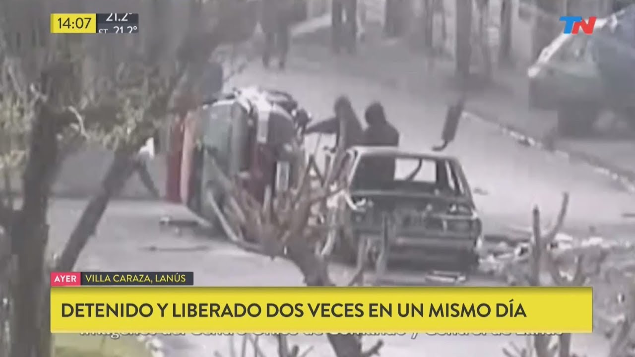Lanús: Detenido y liberado dos veces el mismo día